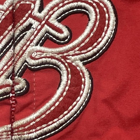 RARE Vtg Dale Earnhardt Jr XXL Embroidered Red Jacket Budweiser Chase Authentic - Picture 4 of 13